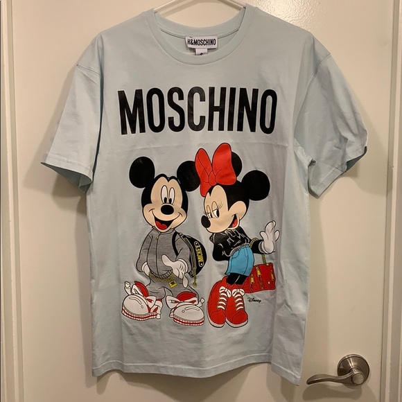 Moschino Other - MOSCHINO x H&M Mickey Minnie T-Shirt Sz S NWT